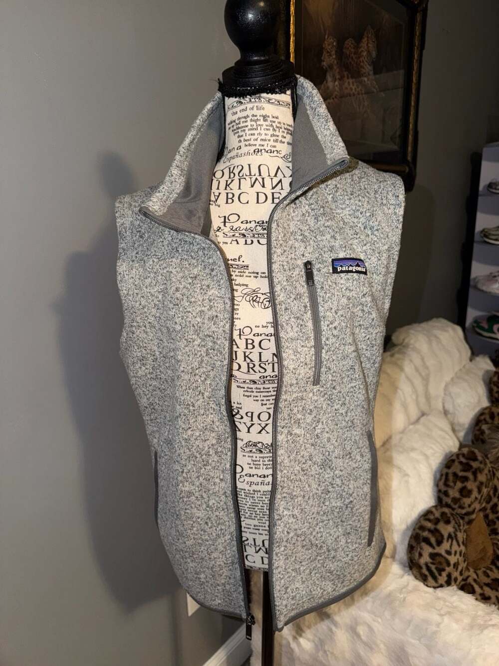 Patagonia Men's Better Sweater Fleece Vest Grey Size S